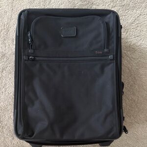 Tumi Black Alpha Continental Softshell Rolling Carry-On